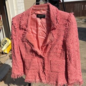 Escada Coral Textured Blazer
